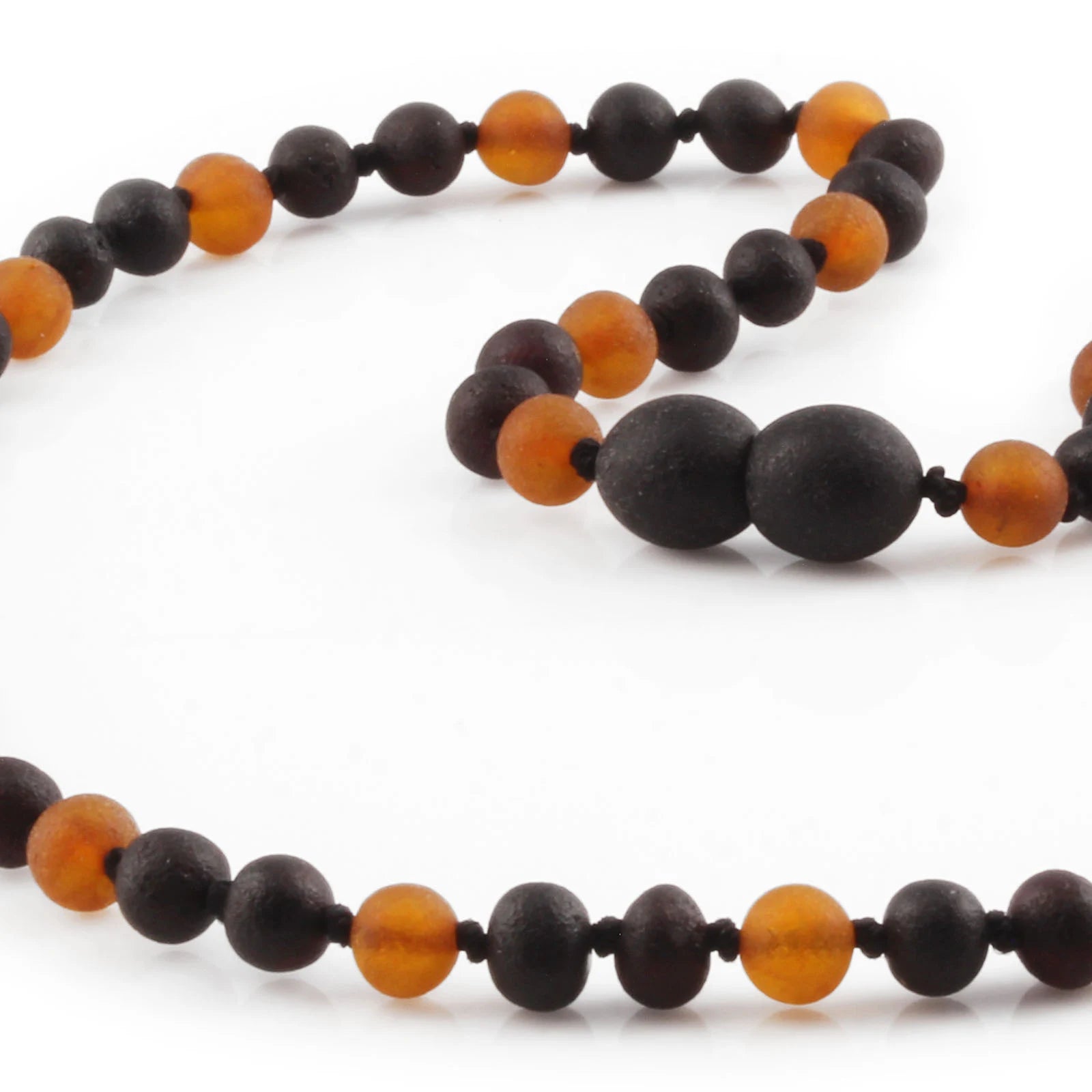 Natural Baltic Amber Junior Necklace. Baroque 5mm - JN91