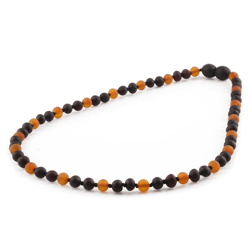 Natural Baltic Amber Junior Necklace. Baroque 5mm - JN91