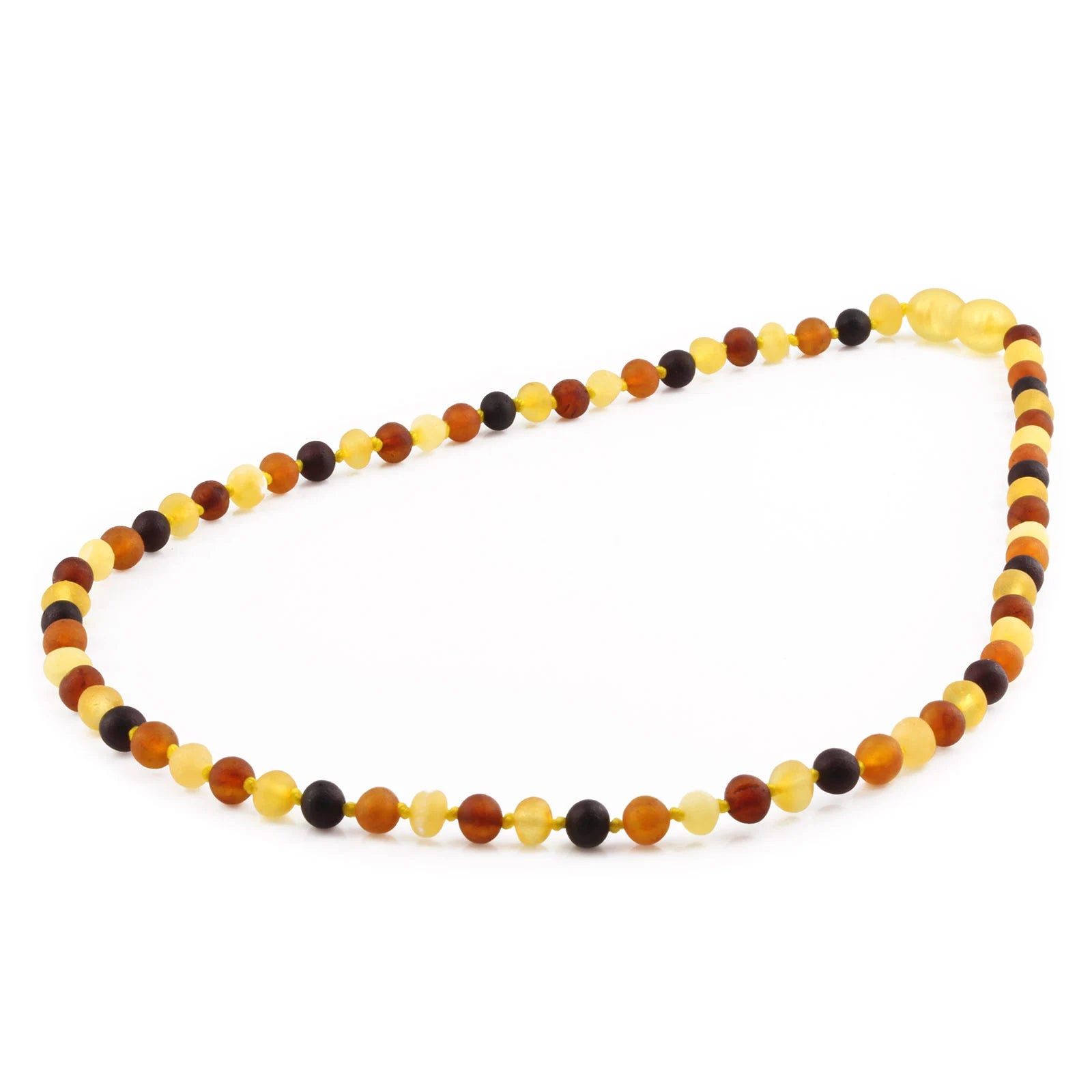Adult Baltic Amber Necklace. Baroque Multicolour 5mm - XB54M1M