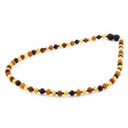 Adult Baltic Amber Necklace. Baroque Multicolour 5mm - XB54M2M