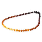 Adult Baltic Amber Necklace. Baroque Rainbow 5mm - XB54R2M