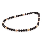 Natural Baltic Amber Junior Necklace with Freshwater Pearl. Baroque 6mm - P3