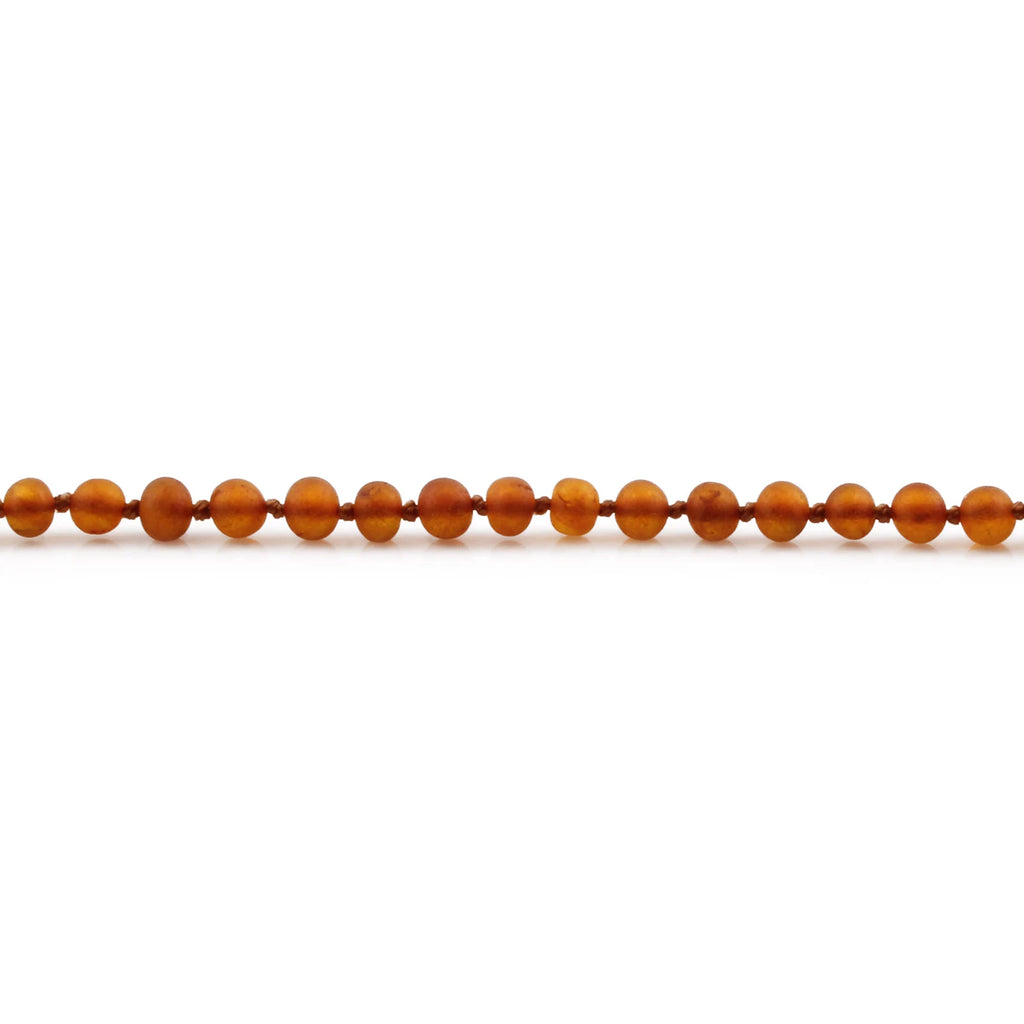 Adult Baltic Amber Necklace. Baroque Light Cognac 5mm - XB54LCM
