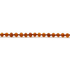 Adult Baltic Amber Necklace. Baroque Light Cognac 5mm - XB54LCM