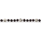 Natural Baltic Amber Junior Necklace with Kiwi Jasper. Baroque 5mm - JN90