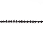 Natural Baltic Amber Junior Necklace. Baroque Black 5mm - XB54B