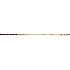 Baltic Amber Teething Necklace. Baroque Rainbow 5mm - BA2