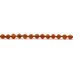 Baltic Amber Teething Necklace. Baroque Light Cognac 5mm - XB54LCM