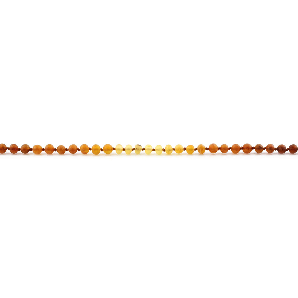 Adult Baltic Amber Necklace. Baroque Rainbow 5mm - XB54R2M