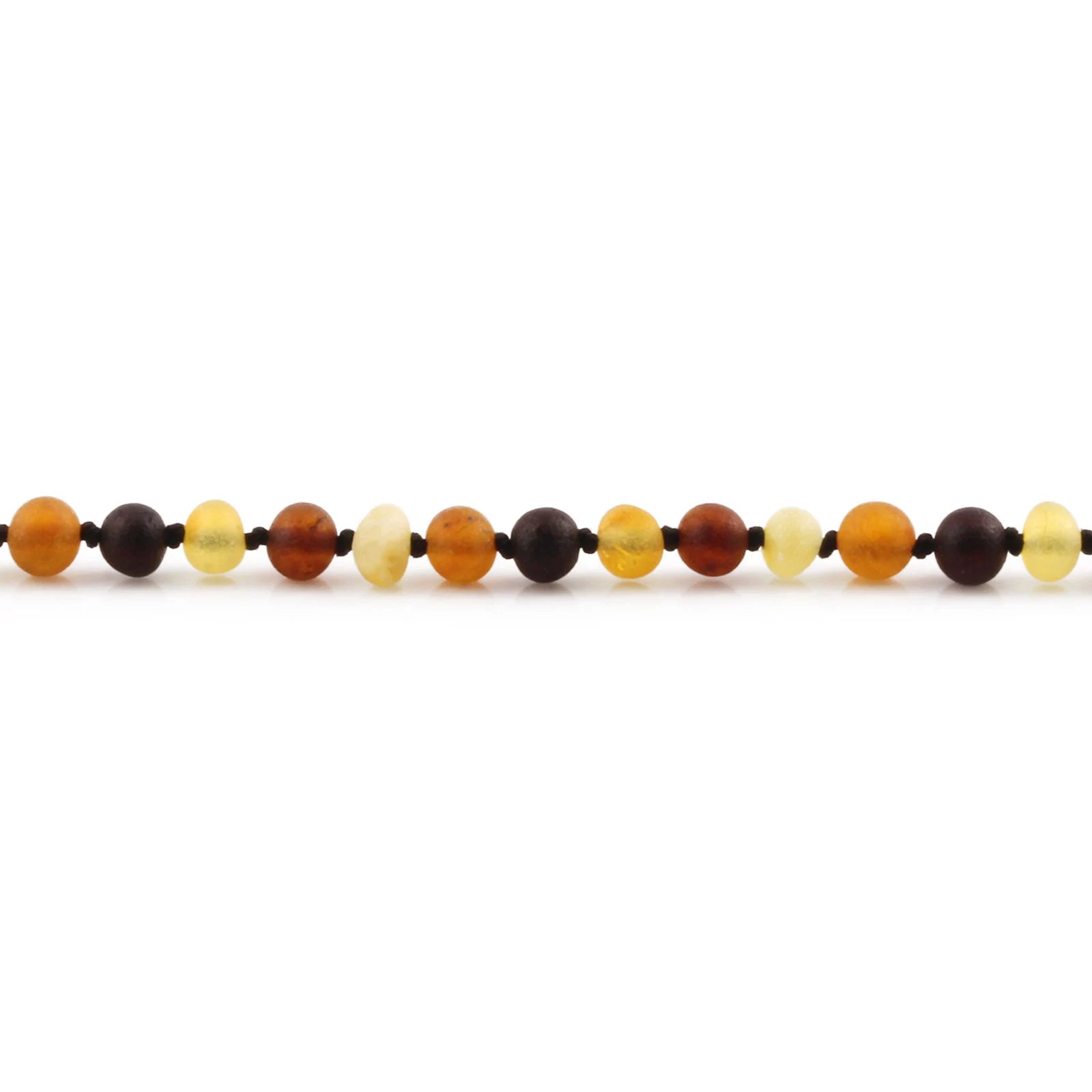 Adult Baltic Amber Necklace. Baroque Multicolour 5mm - XB54M2M