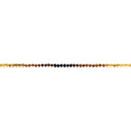 Baltic Amber Teething Bracelet. Baroque Rainbow 5mm - BA156