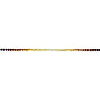 Baltic Amber Teething Necklace. Baroque Rainbow 5mm - BA13