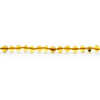Baltic Amber Teething Necklace. Baroque Light Cognac 6mm - BA21