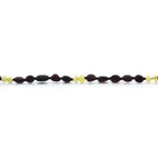 SEMI POLISHED BALTIC AMBER TEETHING NECKLACE. LIMITED EDITION. BE165