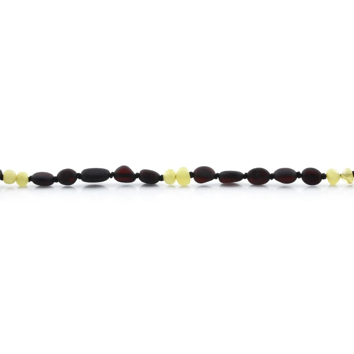 SEMI POLISHED BALTIC AMBER TEETHING NECKLACE. LIMITED EDITION. BE165