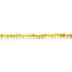 Baltic Amber Teething Necklace. Roundel Milky Orange 5mm - RO50