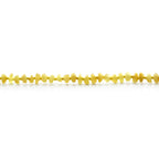 Baltic Amber Teething Bracelet. Roundel Milky Orange 5mm - RO49