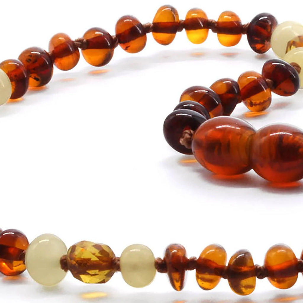 BALTIC AMBER TEETHING NECKLACE. LIMITED EDITION. BE175