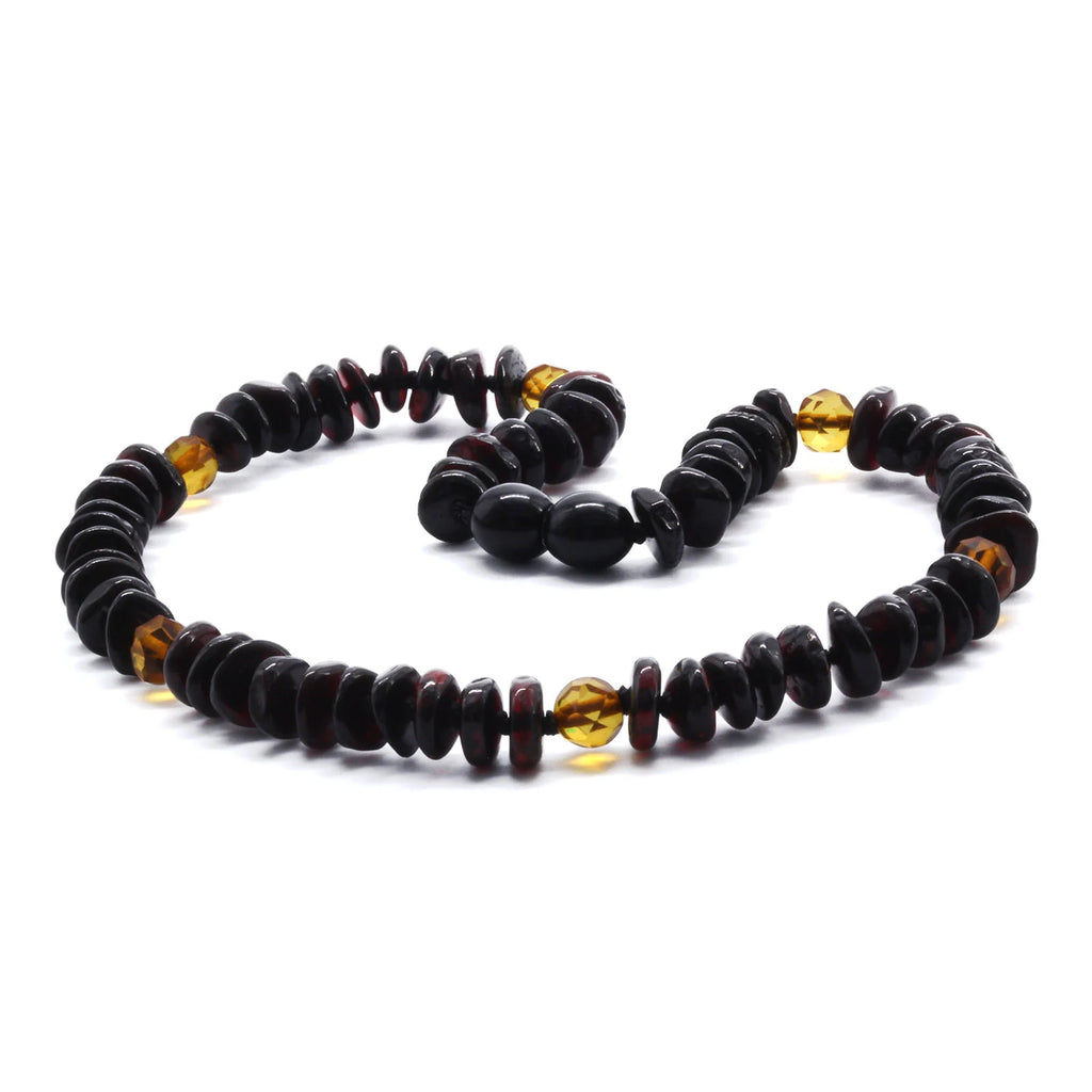 BALTIC AMBER TEETHING NECKLACE 32CM. LIMITED EDITION. BE178