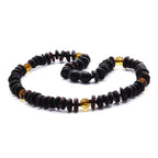 BALTIC AMBER TEETHING NECKLACE 32CM. LIMITED EDITION. BE178