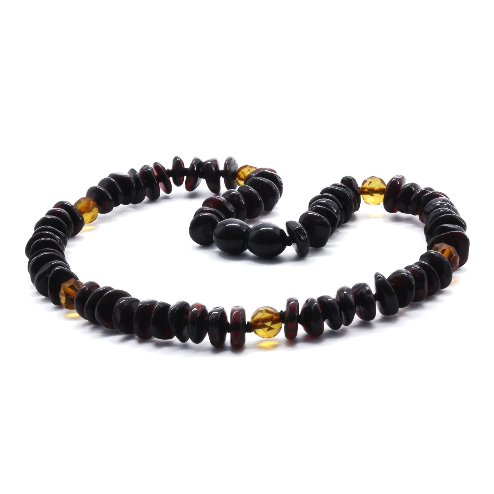 BALTIC AMBER TEETHING NECKLACE 32CM. LIMITED EDITION. BE178