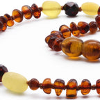BALTIC AMBER TEETHING NECKLACE. LIMITED EDITION. BE182