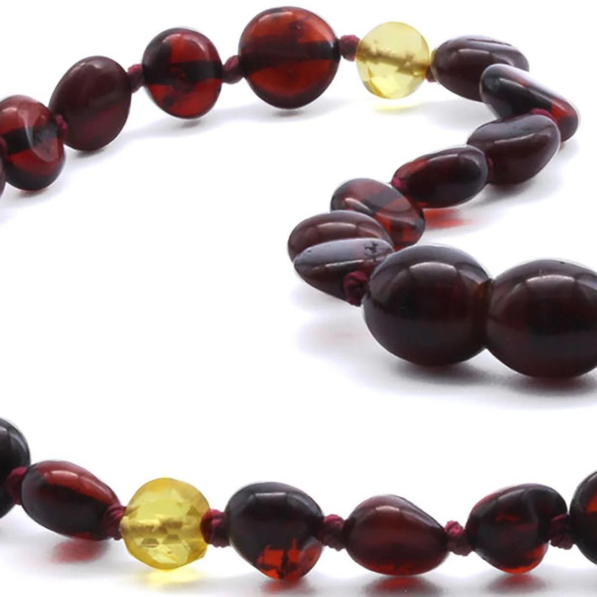 BALTIC AMBER TEETHING NECKLACE. LIMITED EDITION. LE370