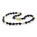 SEMI POLISHED BALTIC AMBER TEETHING NECKLACE. LIMITED EDITION. BE165