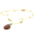 Genuine Baltic Amber Turquoise & 925 Sterling Silver Necklace With Pendant NWP18
