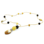Genuine Baltic Amber & 925 Sterling Silver Necklace With Pendant. NWP37