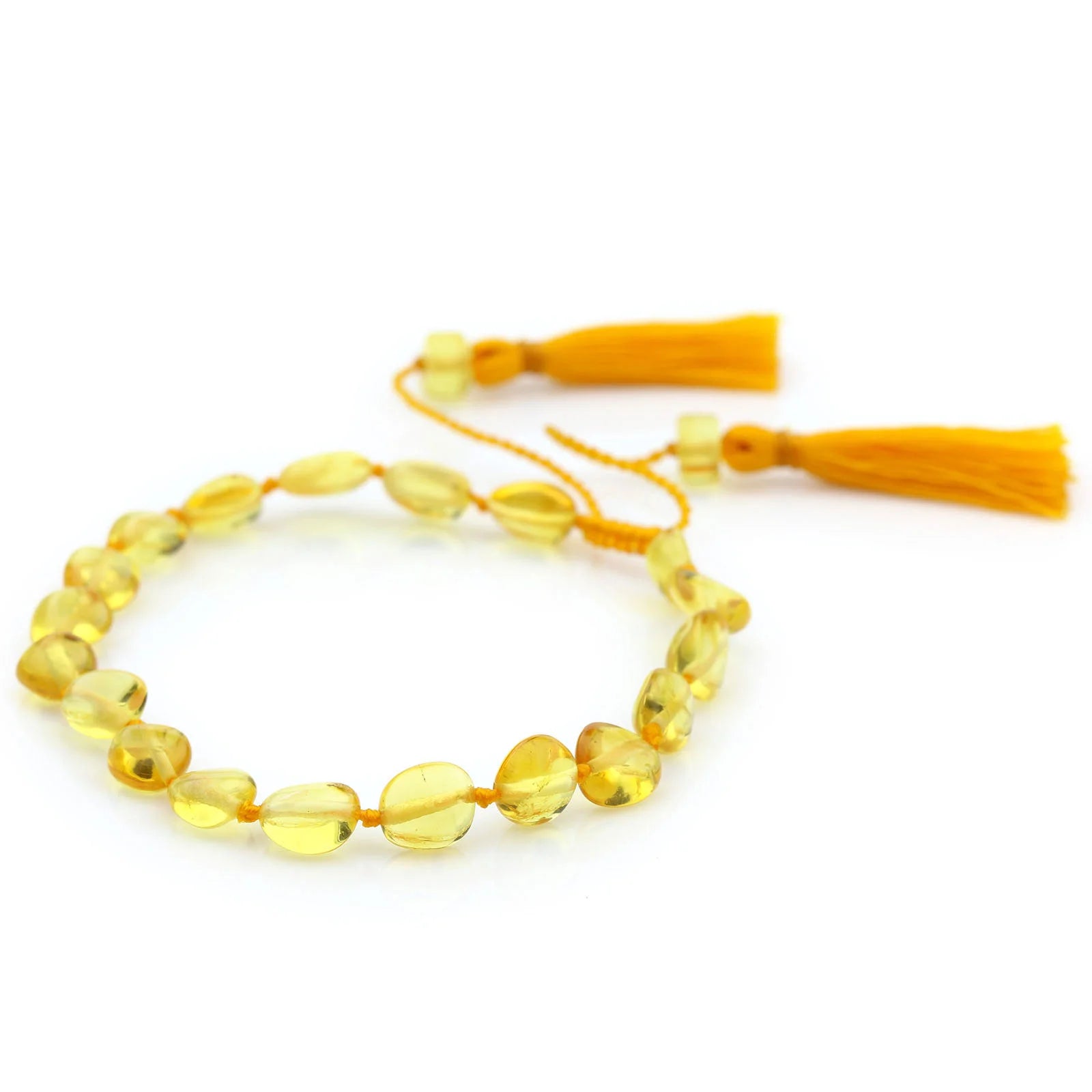 NATURAL BALTIC AMBER TASSEL BRACELET for Adult. TSL12