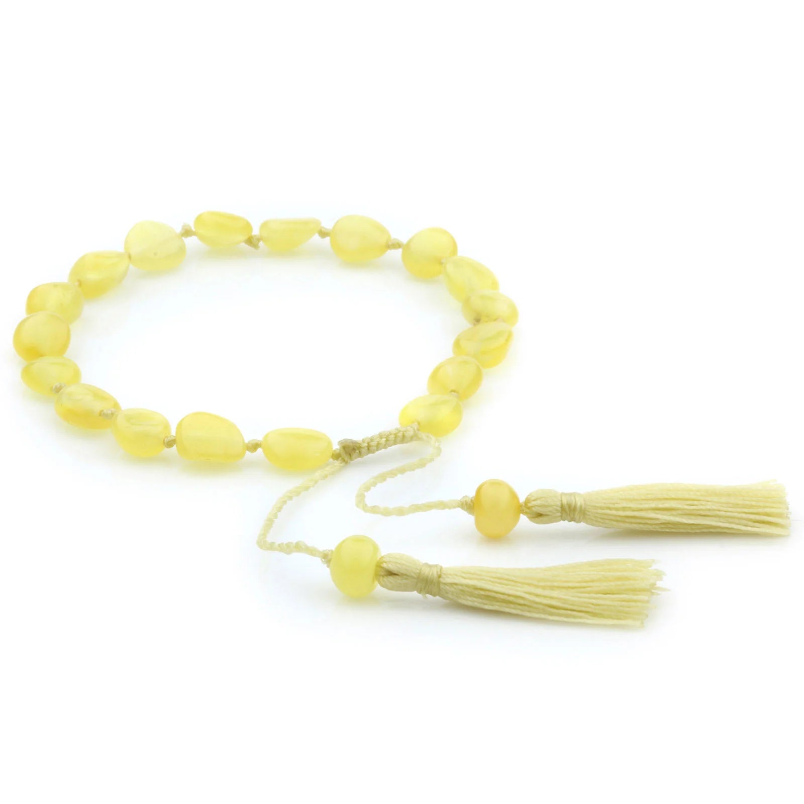NATURAL BALTIC AMBER TASSEL BRACELET for Adult. TSL23