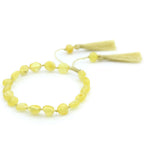 NATURAL BALTIC AMBER TASSEL BRACELET for Adult. TSL23