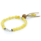 NATURAL BALTIC AMBER TASSEL BRACELET for Adult. TSL26