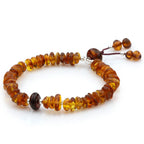 NATURAL BALTIC AMBER TASSEL BRACELET for Adult. TSL31