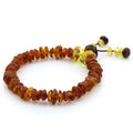 NATURAL BALTIC AMBER TASSEL BRACELET for Adult. TSL32