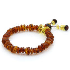 NATURAL BALTIC AMBER TASSEL BRACELET for Adult. TSL32