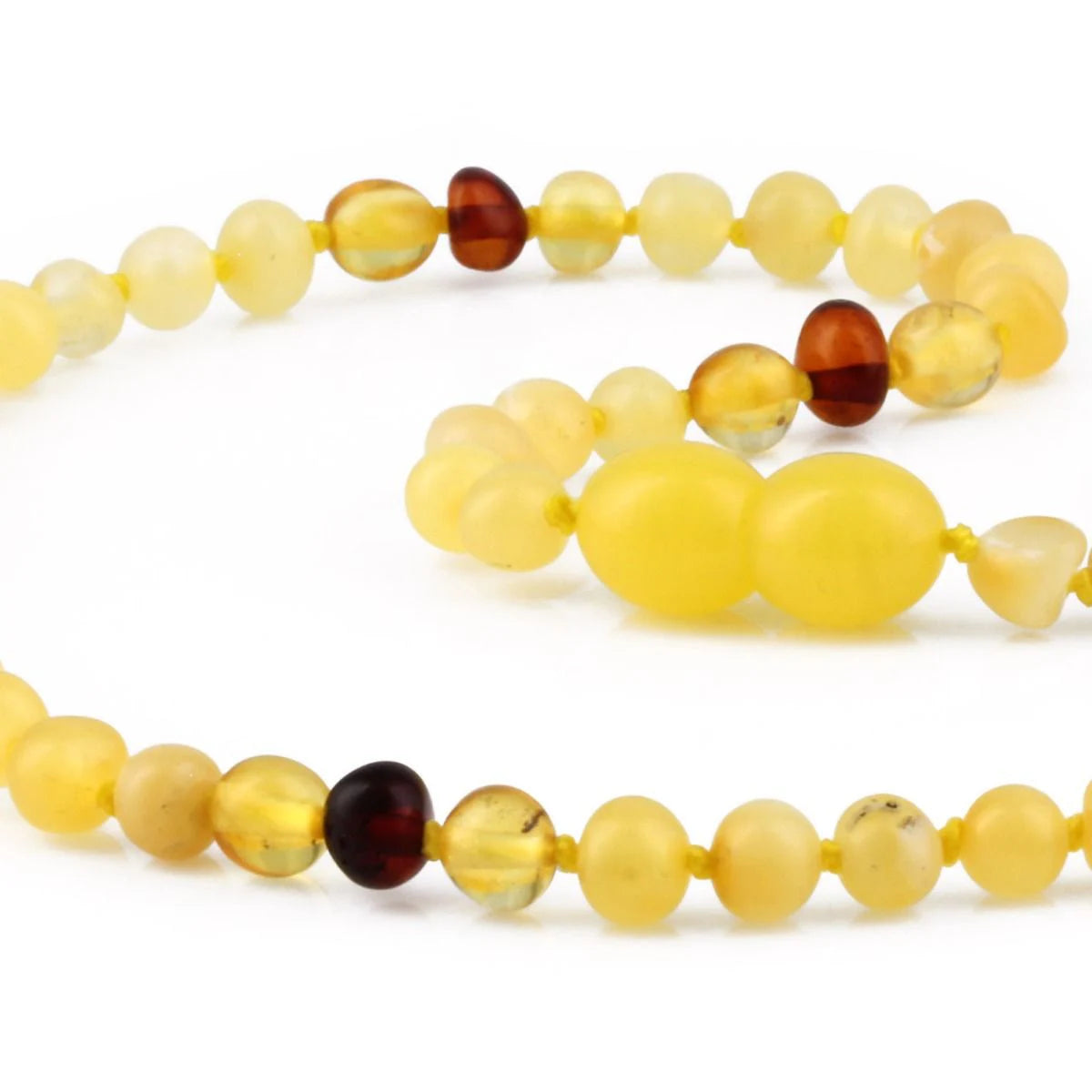 BALTIC AMBER TEETHING NECKLACE. LIMITED EDITION. XLE8