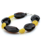 Adult Baltic Amber 925 Sterling Silver Bracelet. OCT33