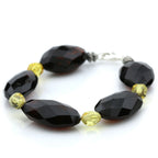 Adult Baltic Amber 925 Sterling Silver Bracelet. OCT39