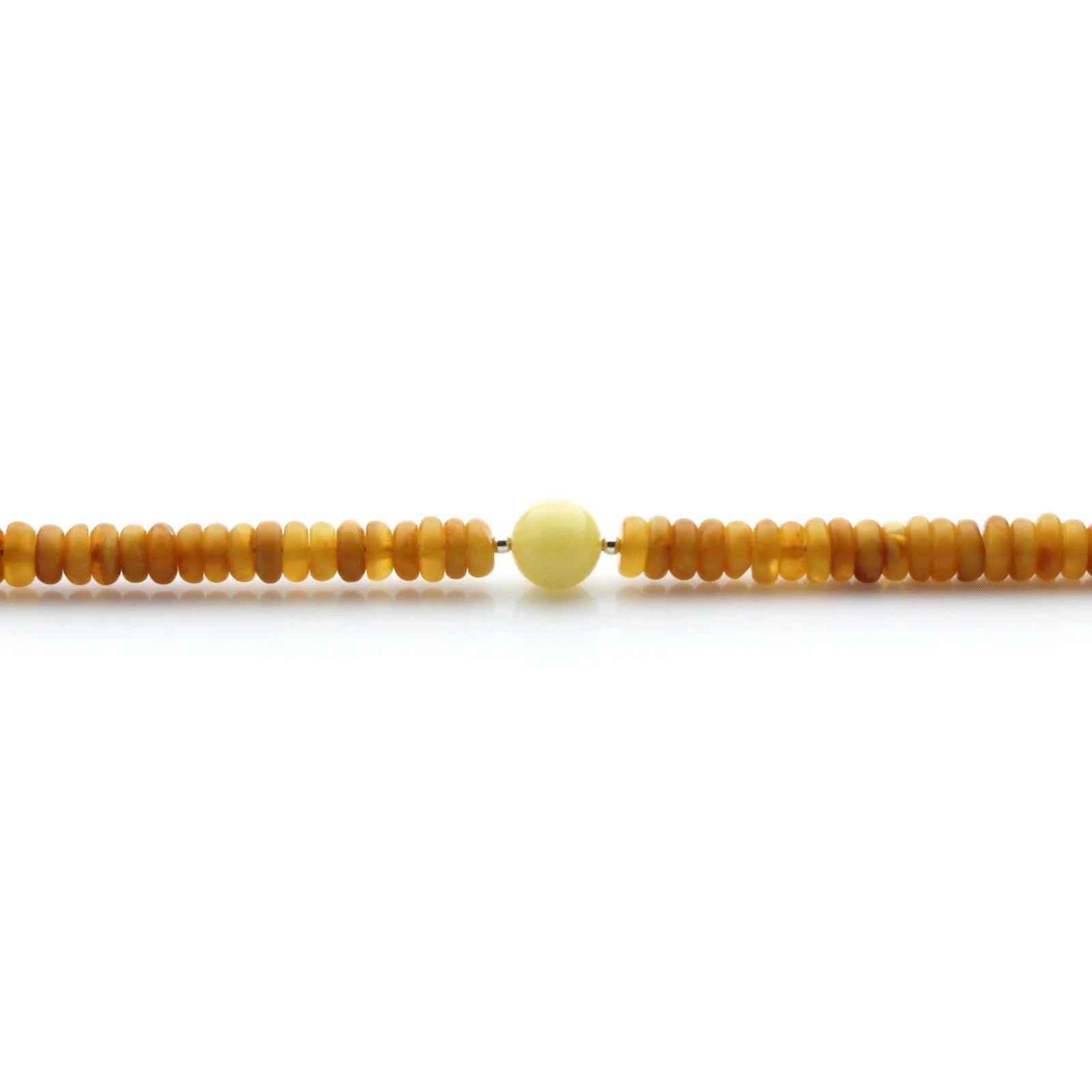 Adult Baltic Amber & 925 Sterling Silver Clasp Bracelet 5mm 18cm. SB120