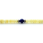 Adult Baltic Amber & 925 Sterling Silver Clasp Bracelet 5mm 19cm. SB135