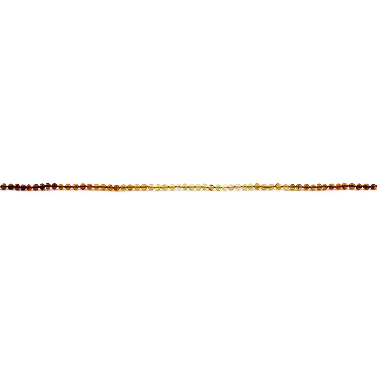 Adult Baltic Amber Necklace. Baroque Rainbow 5mm - BA136