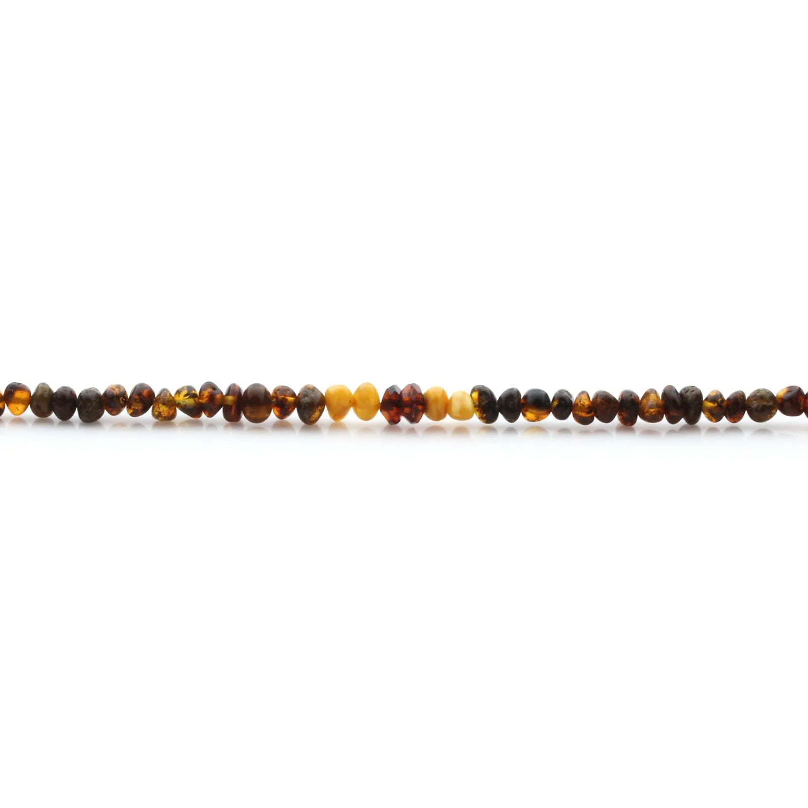 Adult Baltic Amber Necklace & 925 Sterling Silver Clasp 45cm. LE26