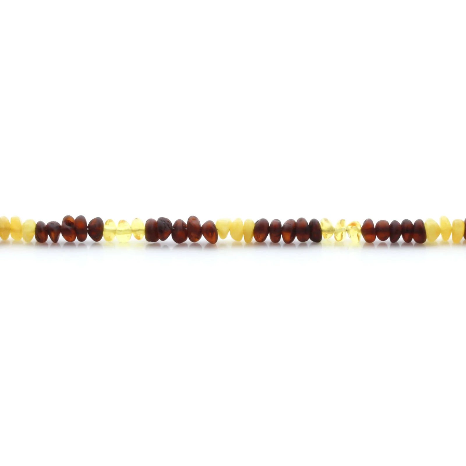 Adult Baltic Amber Necklace & 925 Sterling Silver Clasp 45cm. LE29