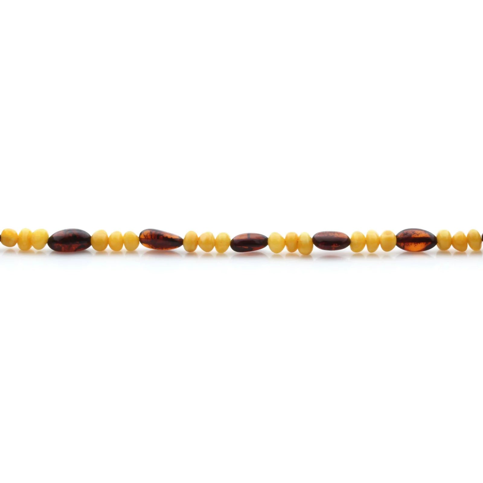 Adult Baltic Amber Necklace & 925 Sterling Silver Clasp 45cm. LE22