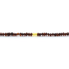Adult Baltic Amber Necklace & 925 Sterling Silver Clasp 45cm. LE30