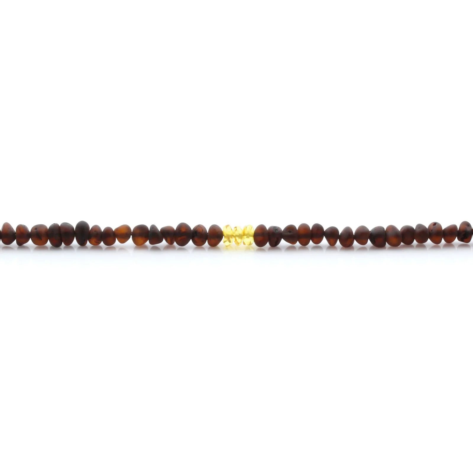 Adult Baltic Amber Necklace & 925 Sterling Silver Clasp 45cm. LE30