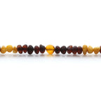 Adult Baltic Amber Bracelet & 925 Sterling Silver Clasp 18cm. LE09