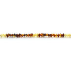 Adult Baltic Amber Necklace & 925 Sterling Silver Clasp 45cm. LE23